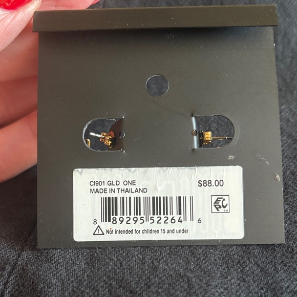 Coach Elegant Gold Hoop Earrings - Picture 4 of 4